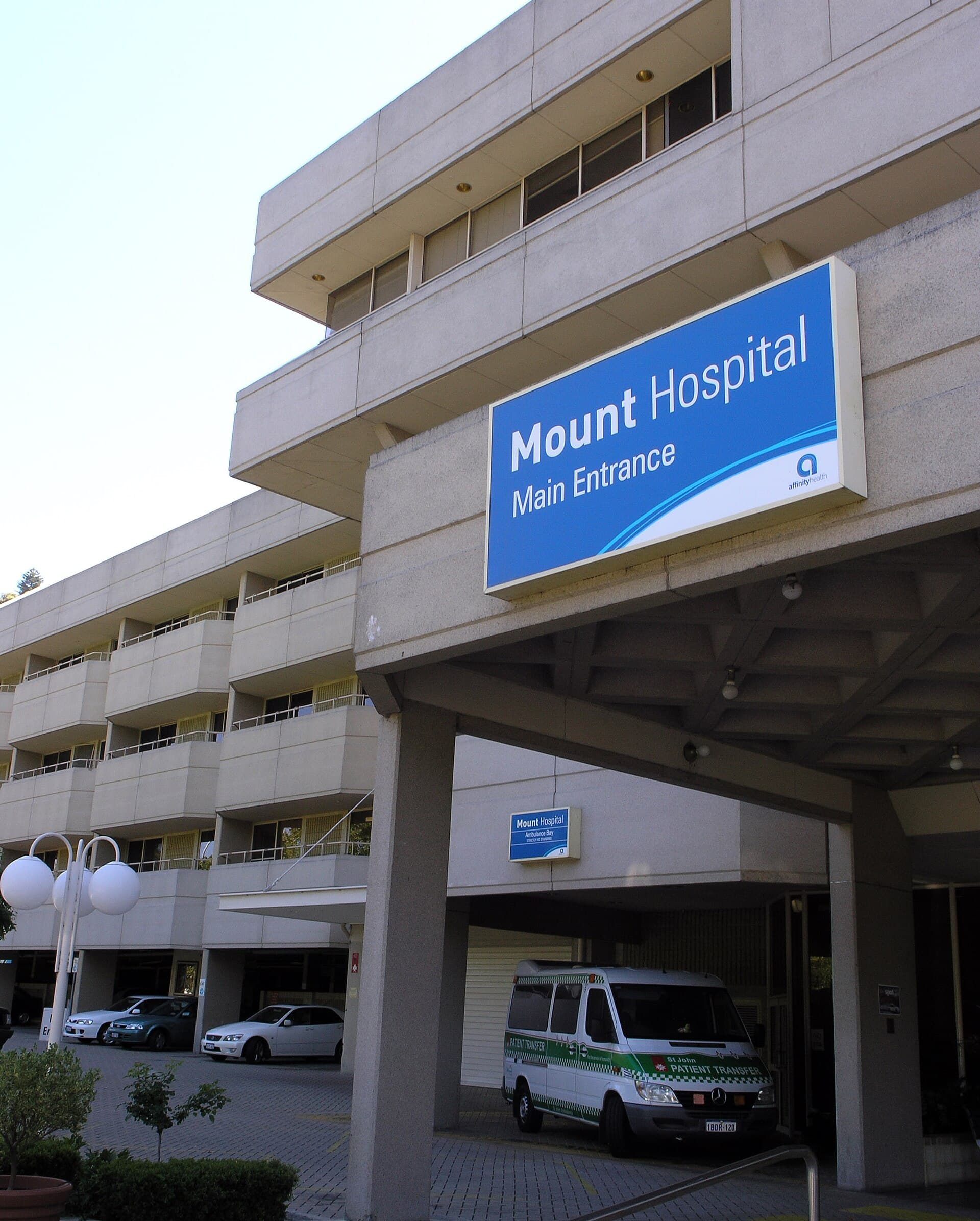 Mount Hospital on Mounts Bay Road, Perth